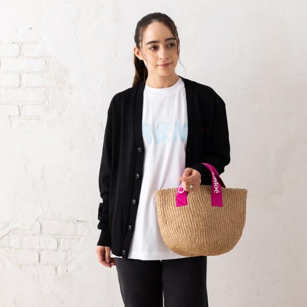 新品　新作Chloé かごバッグ　クロエキッズ　バスケットバッグ　ナチュラル 楽天市場】Chloe クロエ Basket Tote Bag バスケットバッグ