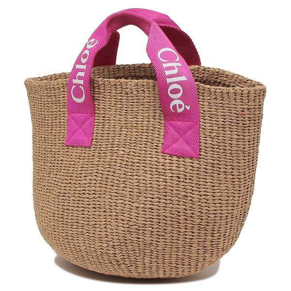 新品　新作Chloé かごバッグ　クロエキッズ　バスケットバッグ　ナチュラル Chloe（クロエ） Chloe Kids キッズ かごバッグ C20425 レディース