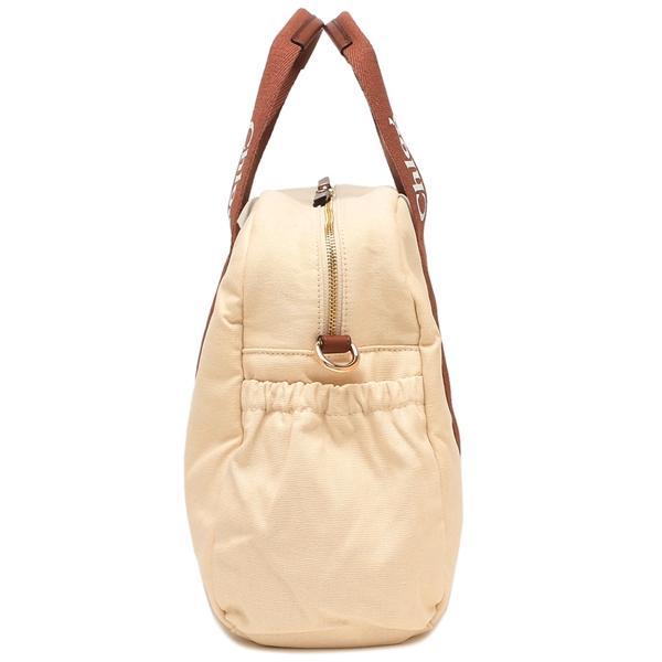 クロエ ボストンバッグ ショルダーバッグ マザーズバッグ チェンジングバッグ ベージュ ブラウン レディース CHLOE C20190 148 A4対応の画像