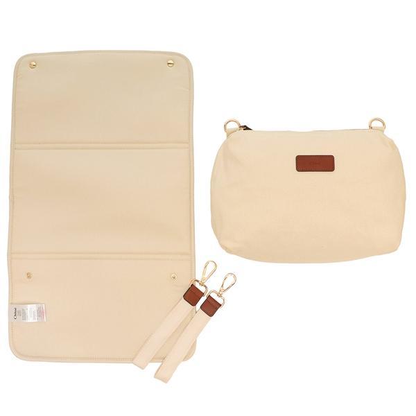 クロエ ボストンバッグ ショルダーバッグ マザーズバッグ チェンジングバッグ ベージュ ブラウン レディース CHLOE C20190 148 A4対応の画像
