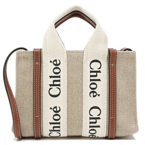 クロエ トートバッグ ショルダーバッグ ウッディ 2WAY ミニバッグ レディース CHLOE CHC22AP237I26の画像