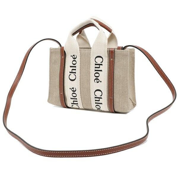 クロエ トートバッグ ショルダーバッグ ウッディ 2WAY ミニバッグ レディース CHLOE CHC22AP237I26の画像