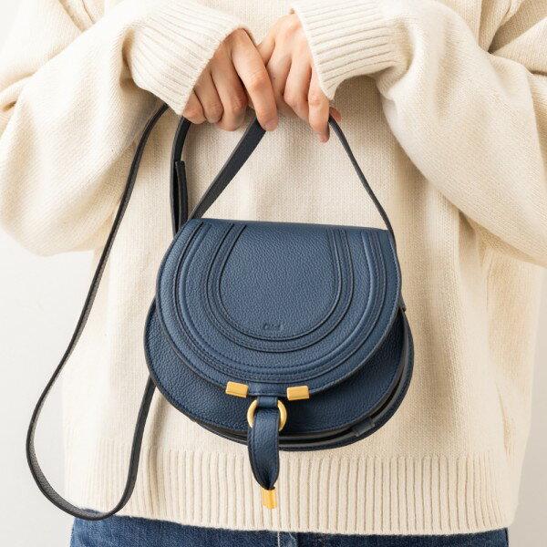 Chloe(クロエ) ショルダーバッグ マーシーミディアムショルダーバッグ ライトグレー レザー クロエ Chloe ショルダーバッグ マーシー クロスボディバッグ グレー
