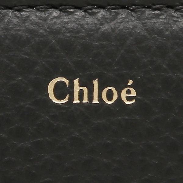 クロエ 長財布 アルファベット ブラック レディース CHLOE CHC21WP941F57 CHC17AP941H9Q 001の画像