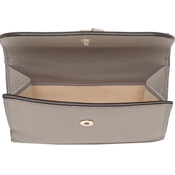 Chloe（クロエ） 三つ折り財布 アルファベット ミニ財布 グレー