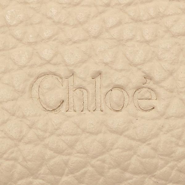 クロエ 三つ折り財布 アルファベット ベージュ レディース CHLOE CHC21WP945 F57 24Qの画像