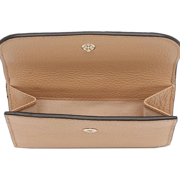 Chloe（クロエ） 三つ折り財布 アルファベット ミニ財布 ブラウン