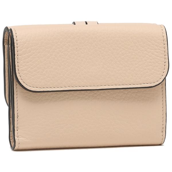 Chloe（クロエ） 三つ折り財布 アルファベット ミニ財布 ピンク