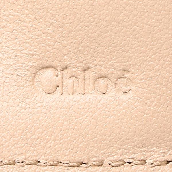 クロエ 三つ折り財布 アルファベット ピンク レディース CHLOE CHC22SP946G39 6J5｜axes｜08