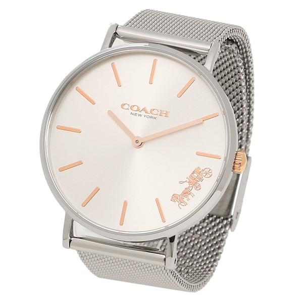 P10 還元 11 6 10 00まで 返品ok コーチ 腕時計 レディース Perry ペリー メッシュベルト 36mm Coach Co Coach W19 ブランドショップaxes 通販 Yahoo ショッピング