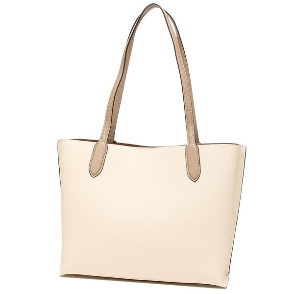 COACH トートバッグ ウィロウ ホワイト ベージュ レディース