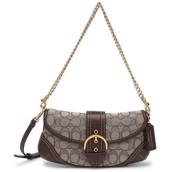 COACH コーチ ショルダーバッグ ポーチ付き シグネチャー現行モデル コーチ COACH ショルダーバッグ シグネチャーミニセレナクロスボディ