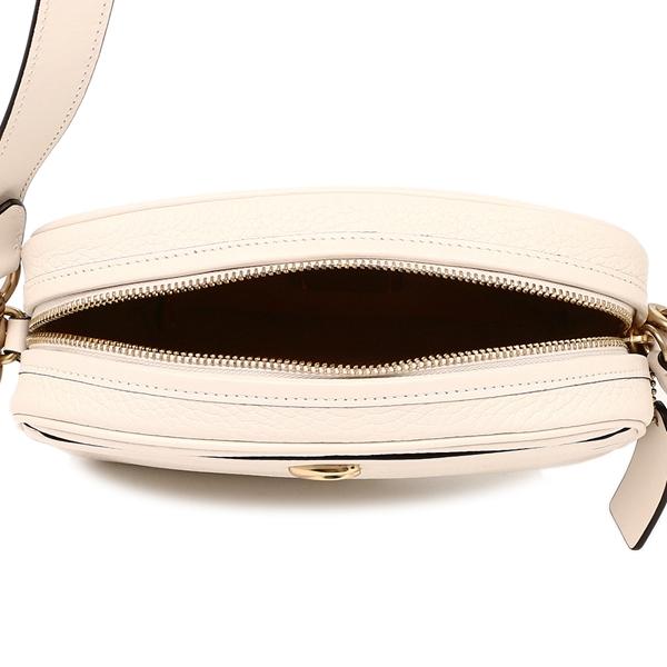 COACH ホワイトしぼ革レザー カメラバッグ 二層式 F39856 