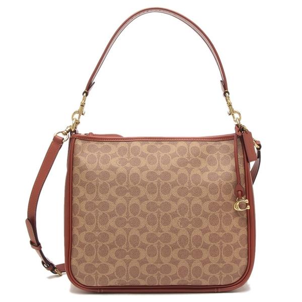 COACH（コーチ） ショルダーバッグ キャリー シグネチャー コーティド