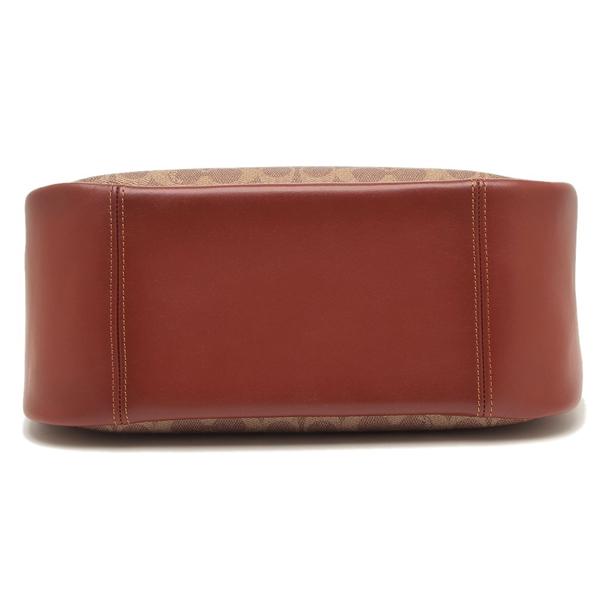 コーチ ショルダーバッグ キャリー シグネチャー コーティドキャンバス ベージュ レディース COACH CC436 B4NQ4 A4対応_6