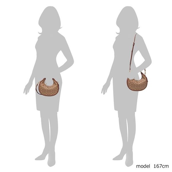 コーチ ショルダーバッグ コーテッドキャンバス シグネチャー ジョニー バッグ22 JONIE BAG ブラウン レディース COACH CCC49 B4XHG COACH（コーチ） ショルダーバッグ コーテッドキャンバス シグネチャー