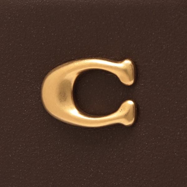 コーチ カードケース エッセンシャル ミニ ID カードケース ブラウン レディース COACH CCD13 B4OAK COACH（コーチ） カードケース エッセンシャル ミニ ID カードケース