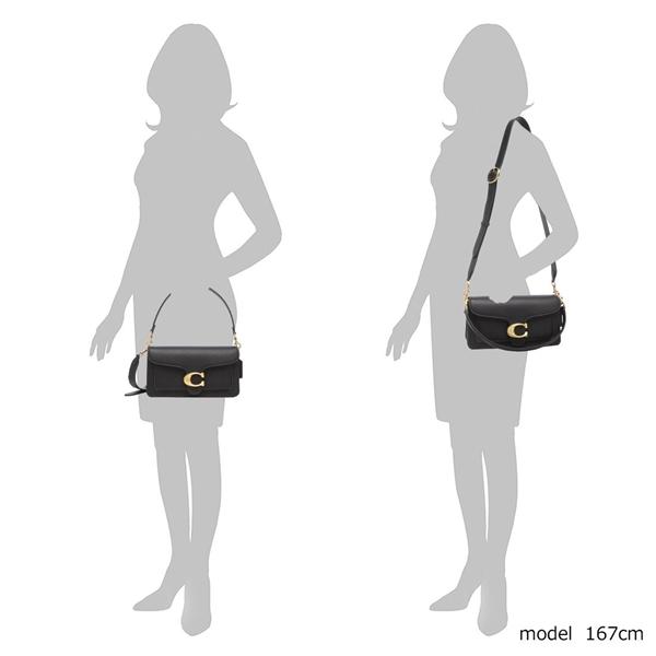コーチ ハンドバッグ ショルダーバッグ COACH タビー ショルダーバッグ26 2WAY ブラック レディース TABBY SHOULDER BAG 26 CH857 B4BKの画像