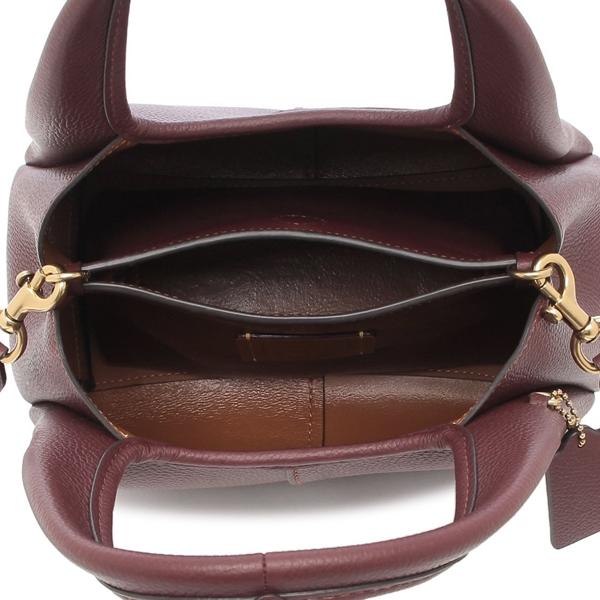 COACH（コーチ） ハンドバッグ ショルダーバッグ ラナ ワインレッド