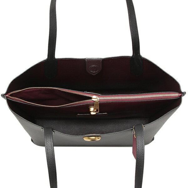 ◉コーチ◉ レザー / ブラック / トートバッグ /シンプル / 大容量 COACH（コーチ） バッグ トートバッグ ブラック レディース COACH