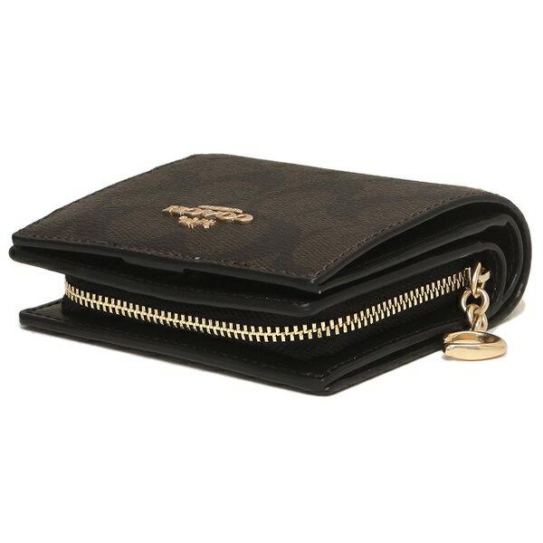 COACH（コーチ） 二つ折り財布 シグネチャー ミニ財布 レディース