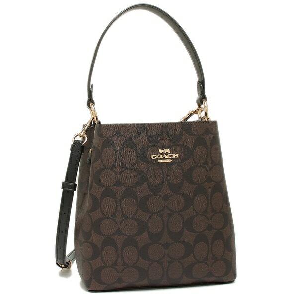 COACH ショルダーバッグ スモール タウン バケット バッグ レザー