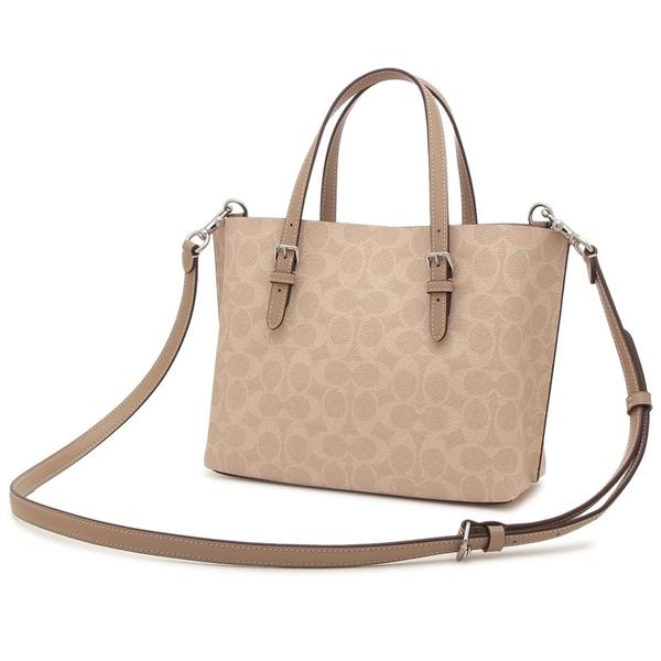 【未使用品】COACH コーチ 秋色 ベージュ モリートート レザー バッグ COACH（コーチ） アウトレット トートバッグ モリー トート バッグ 25