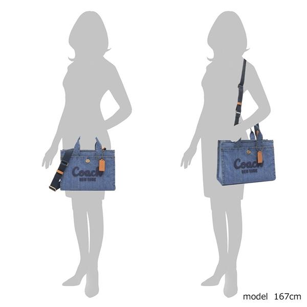 COACH コーチ トートバッグ カーゴトート ブルー レディース