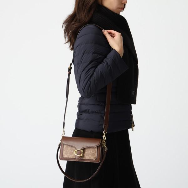 コーチ ハンドバッグ ショルダーバッグ COACH タビー ショルダーバッグ20 シグネチャー 2WAY ベージュ レディース TABBY 20 CY200 B4N4の画像
