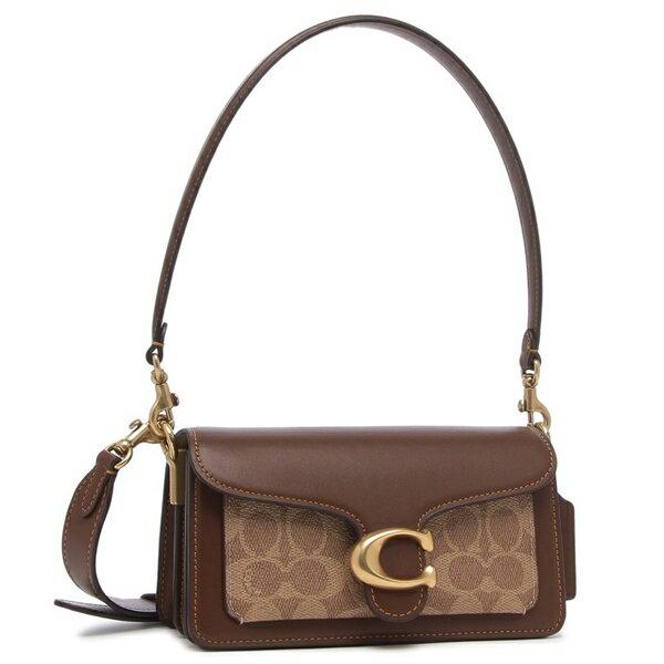 コーチ ハンドバッグ ショルダーバッグ COACH タビー ショルダーバッグ20 シグネチャー 2WAY ベージュ レディース TABBY 20 CY200 B4N4の画像