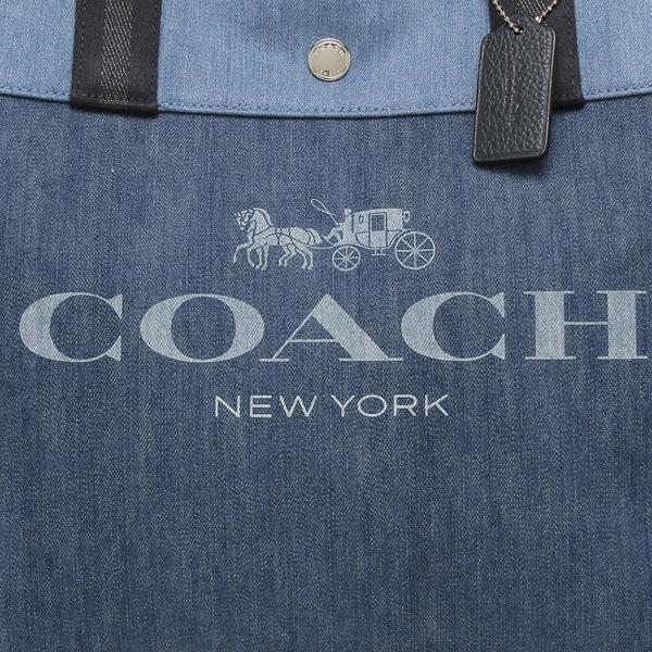 【P10％ 4/28 0時〜4/29 24時】コーチ COACH トートバッグ レディース 91131 SVDE ブルー A4対応 アウトレット｜axes｜08