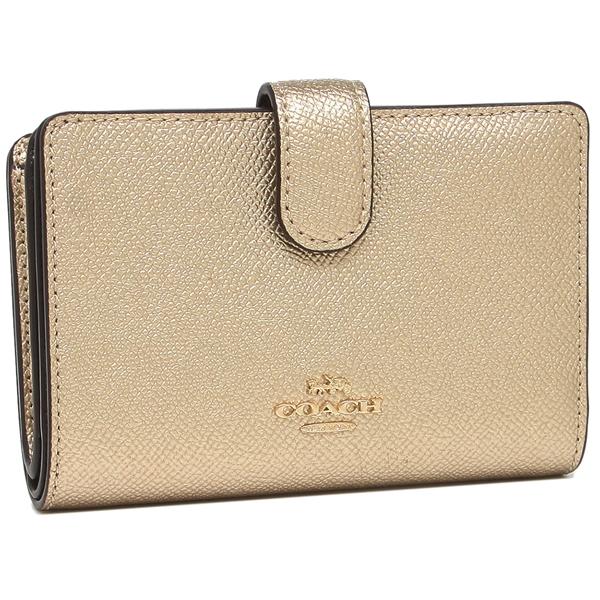安い P10 還元 3 14 15 コーチ 二つ折り財布 アウトレット ゴールド レディース Coach C1405 Ims3v 完売 Mail Alrayan University Edu Ye