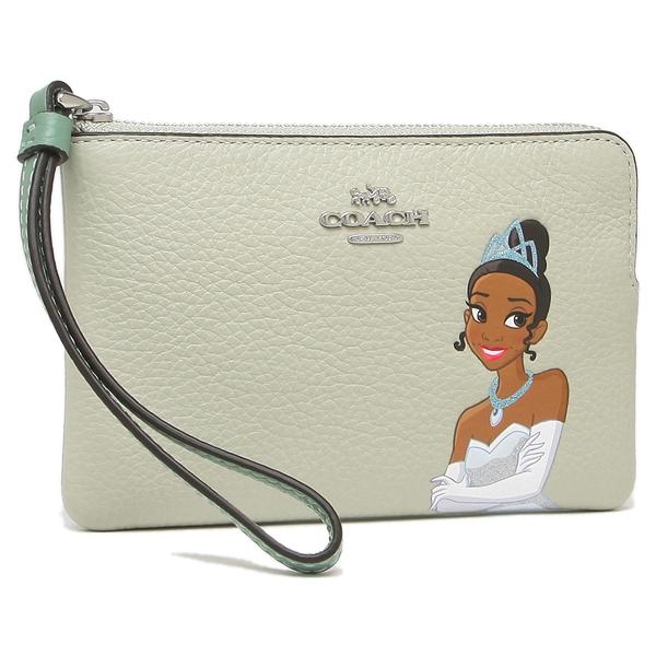 新しいコレクション 返品ok コーチ アウトレット リストレット ポーチ ディズニー コラボ プリンセスと魔法のキス グレー レディース Coach C3362 Svpvw 本店は Nicmosul Org