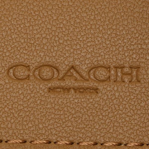 COACH コーチ ベージュ 三つ折り財布 COACH コーチ アウトレット 三つ折り財布 シグネチャー ミニ財布