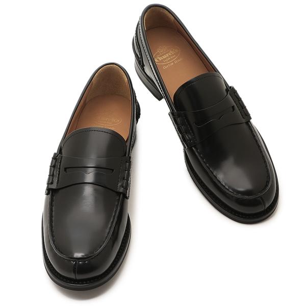 チャーチ　Hertford2 ローファー 80F ブラック Church's（チャーチ） ローファー オックスフォード ペンブリー ペニー