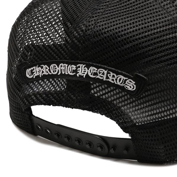 クロムハーツ 帽子 ブラック レッド メンズ CHROME HEARTS 106010 BKRの画像