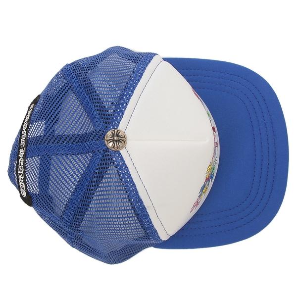 新発売】 クロムハーツ FUCK トラッカー メッシュ キャップ 青