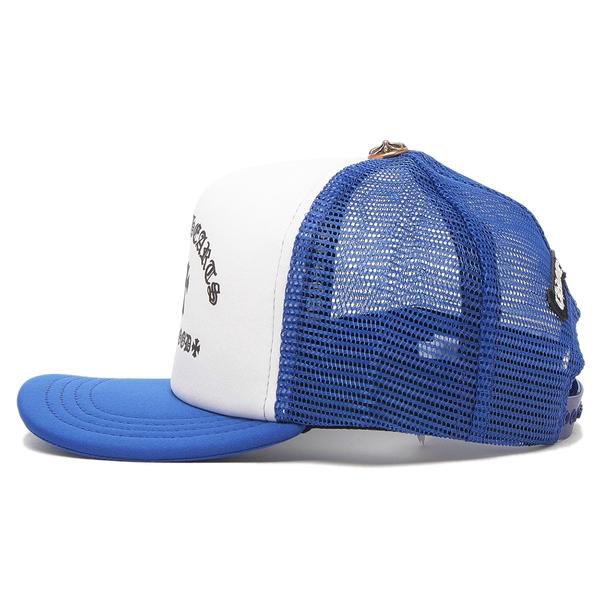 【正規品】クロムハーツキャップ　ブルー　otto クロムハーツ FUCK メッシュキャップ OTTO ブルー 青 キャップ
