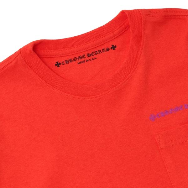 CHROME HEARTS クロムハーツ Tシャツ カットソー ロンT レッド