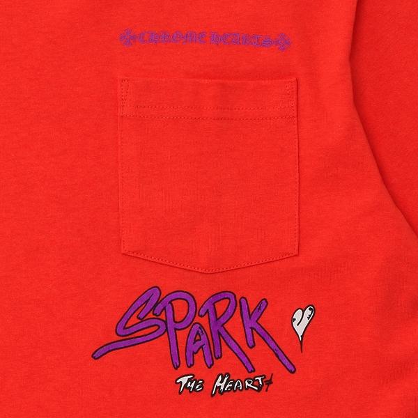 CHROME HEARTS（クロムハーツ） Tシャツ カットソー ロンT メンズ RED