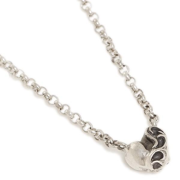 クロムハーツ ネックレス アクセサリー CHROME HEARTS CHAIN HEART チェーン ハート 18インチ SILVER