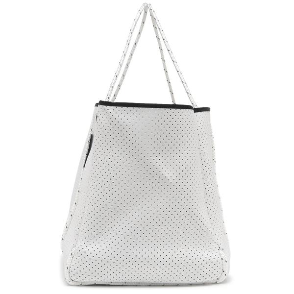 【中古】ステイトオブエスケープ トートバッグ マザーズバッグ ハンドバッグ 白 ホワイト /SR8 レディース STATE OF ESCAPE（ステイトオブエスケープ） ステートオブエスケープ