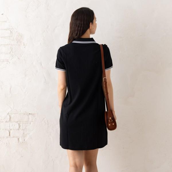 フレッドペリー ワンピース ツインティップ ブラック レディース FRED PERRY D3600 350_3
