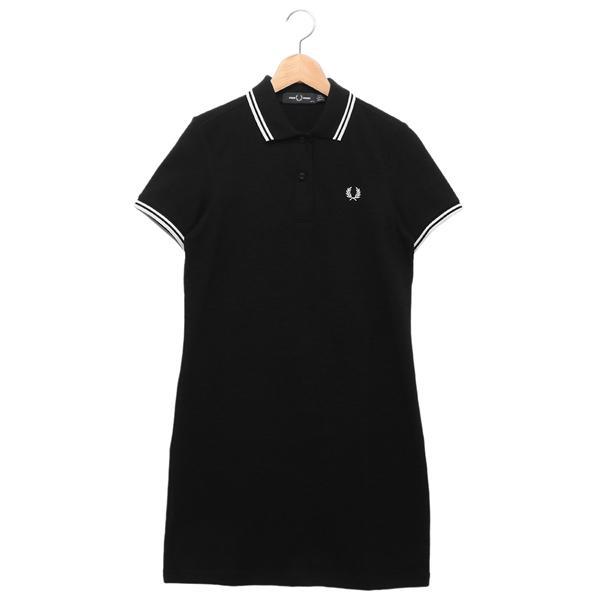 フレッドペリー ワンピース ツインティップ ブラック レディース FRED PERRY D3600 350_5