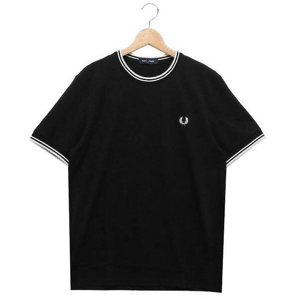 フレッドペリー Tシャツ カットソー ツイン ティップTシャツ クルーネック メンズ FRED PERRY M1588 TWIN TIPPED T SHIRTの画像