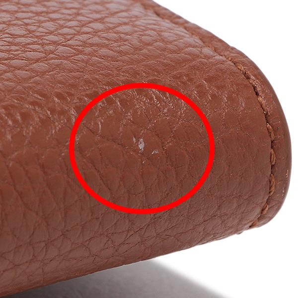 【新品未使用✨エンボス/ガンチーニ】フェラガモ　折り財布　ブラウン　レザー　男女 FERRAGAMO（フェラガモ） 二つ折り財布 220961 785779 レディース