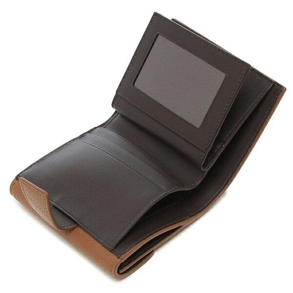 【新品未使用✨エンボス/ガンチーニ】フェラガモ　折り財布　ブラウン　レザー　男女 FERRAGAMO（フェラガモ） 【訳ありアウトレット】フェラガモ 二つ折り