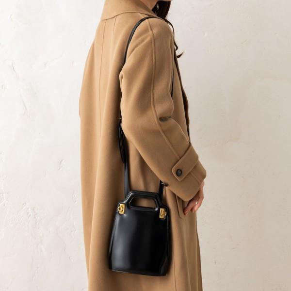 FERRAGAMO フェラガモ ハンドバッグ ワンダ ミニバッグ ブラック