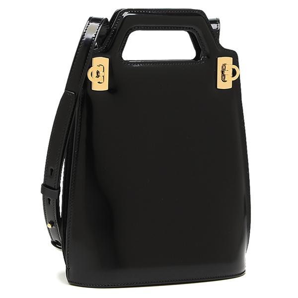 【レア品】フェラガモ　ミニバッグ FERRAGAMO フェラガモ ハンドバッグ ワンダ ミニバッグ ブラック