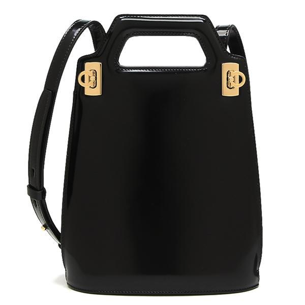 FERRAGAMO フェラガモ ハンドバッグ ワンダ ミニバッグ ブラック